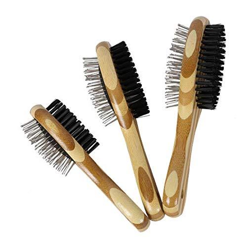 Smarty Pet Double Sidded Wooden Brush For Dogs - Cadotails