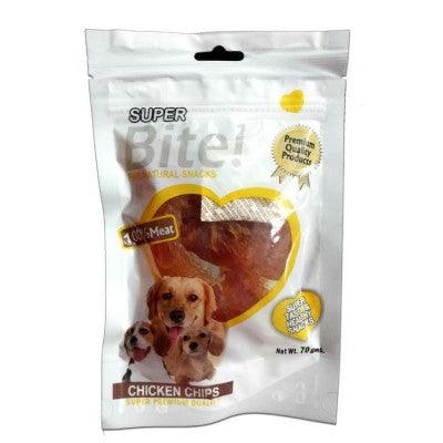 Super Bite Chicken Chips 70G Dog Treat - Cadotails