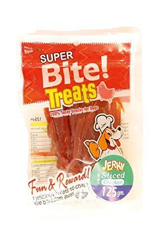 Super Bite Treats Jerky Sliced Chicken 125G Dog Treat - Cadotails