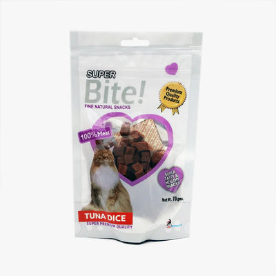 Super Bite Tuna Dice 70G Cat Treat - Cadotails