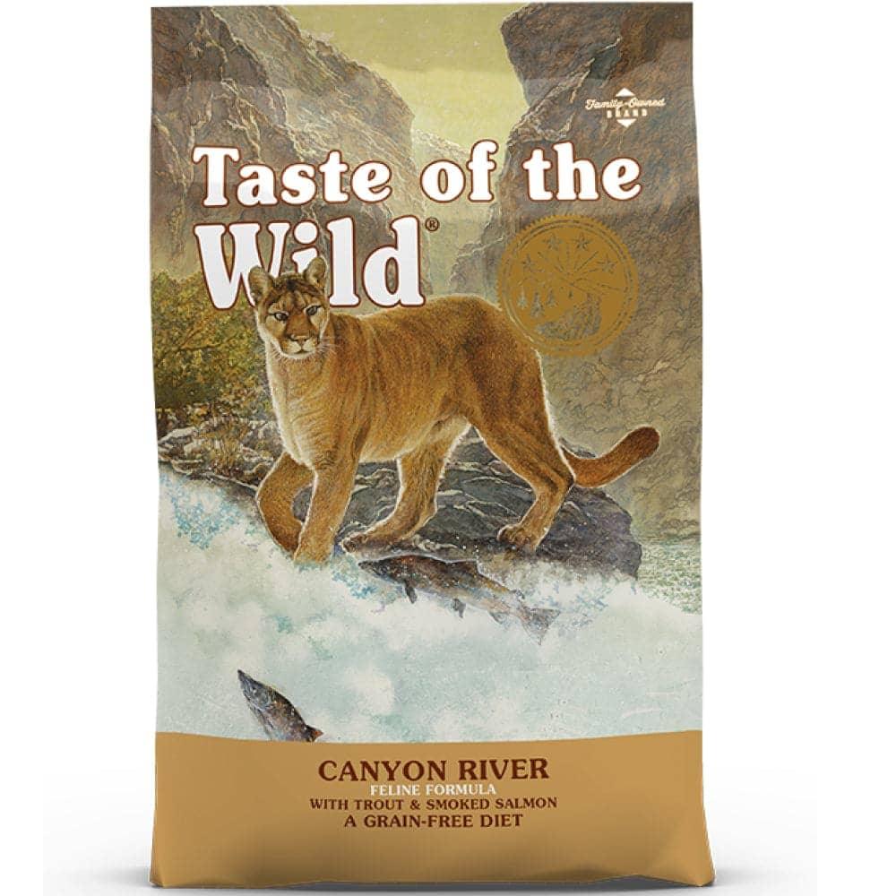 Taste Of The Wild Canyon River Feliine Trout & Smoked Salmon Adult Cat Dry Food - Cadotails