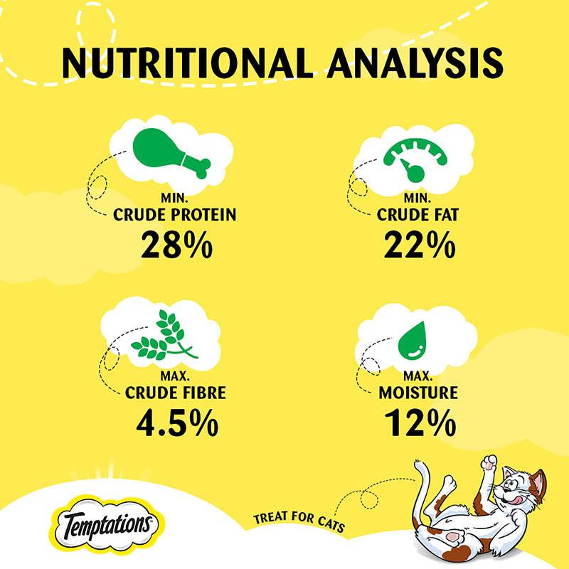 Temptations Cat Treat, Seafood Medley Flavour - Cadotails