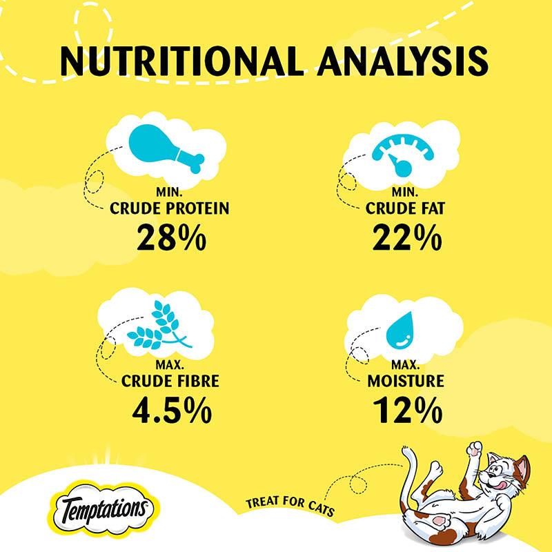 Temptations Cat Treat, Tempting Tuna Flavour - Cadotails