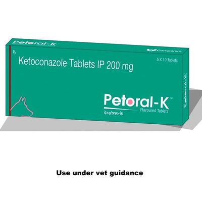 TTK Healthcare Petoral-K Tabs 200Mg 10 Tablets For Dogs & Cats - Cadotails