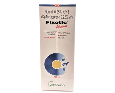 Vetoquinol Fixotic Advance Anti Flea Tick Spray For Dogs & Cats - Cadotails