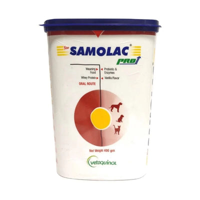 Vetoquinol New Samolac Pro Supplement Vanila Flavor For Puppies & Kittens - Cadotails