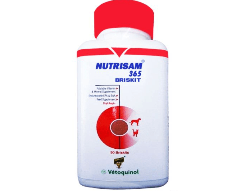 Vetoquinol Nutrisam Briskit Palatable Vitamin & Mineral Supplement - Cadotails