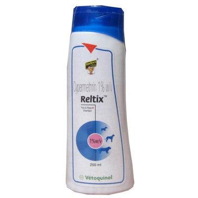 Vetoquinol Reltix Anti-Tick And Flea Topical Shampoo For Dogs - Cadotails