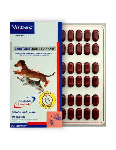 Virbac Canitone Joint Support Palatable Formula 30 Tablets For Dogs & Cats - Cadotails