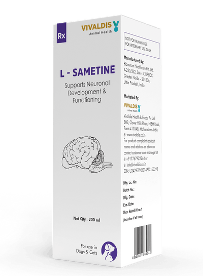 Vivaldis L-Sametine Supplement For Dogs & Cats - Cadotails