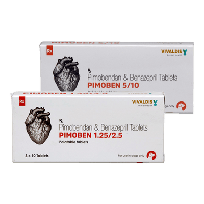 Vivaldis Pimoben, With Pimobendan & Benazepril , 10 Tablets For Dogs - Cadotails