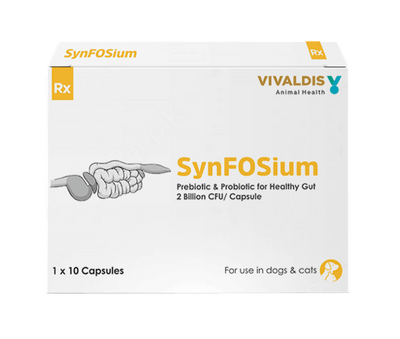 Vivaldis Synfosium Prebiotic & Probiotic 10 Capsules For Dogs & Cats - Cadotails