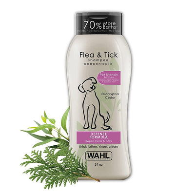 Wahl Rosemary Mint Flea & Tick Dog Shampoo - Cadotails