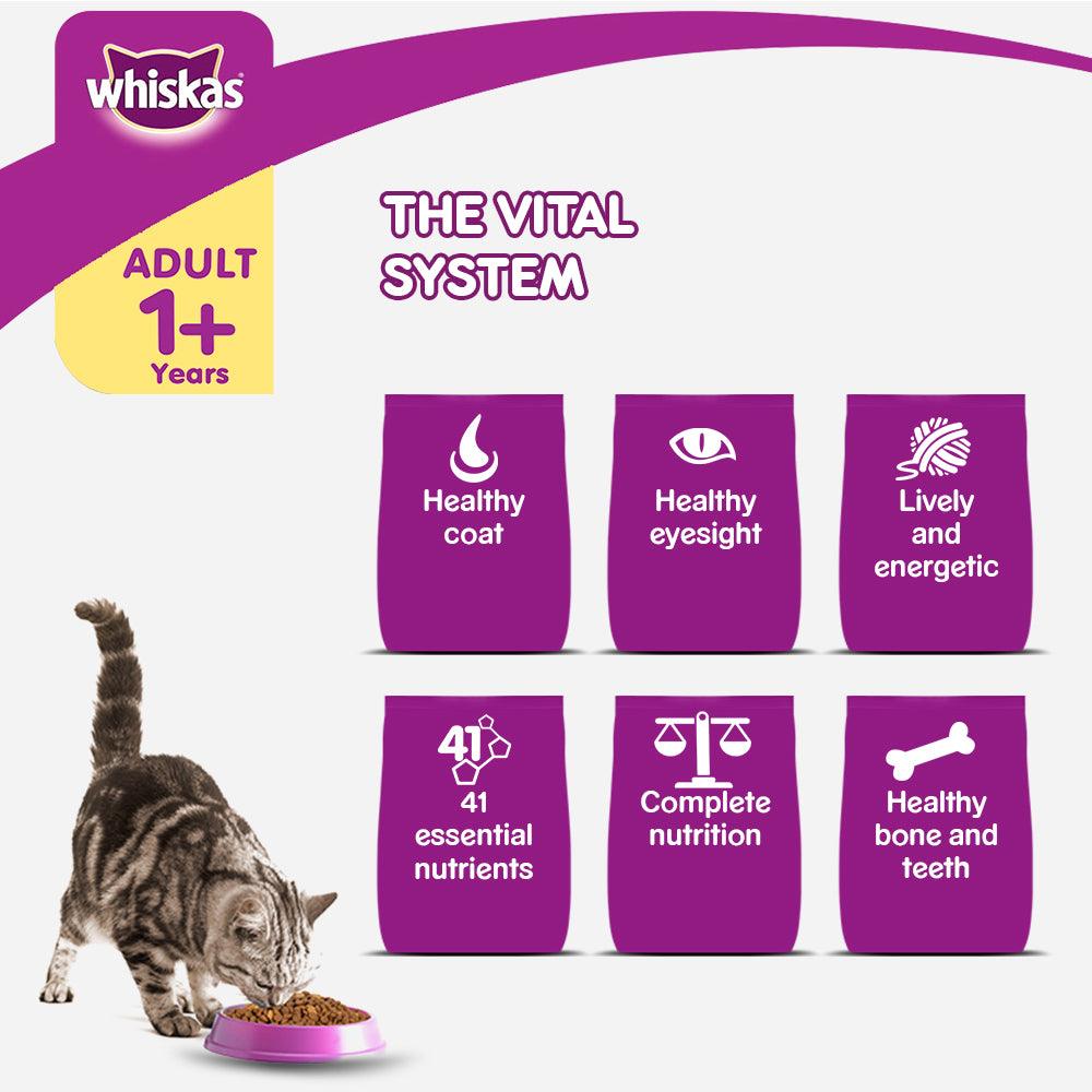 Whiskas Grilled Saba Flavour Adult Cat Dry Food - Cadotails