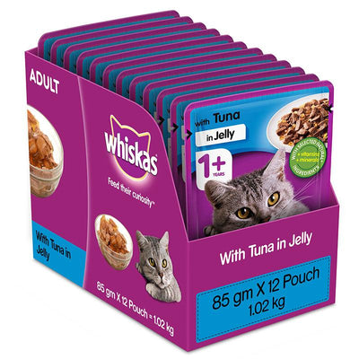 Whiskas Tuna In Jelly Adult Cat Wet Food - Cadotails