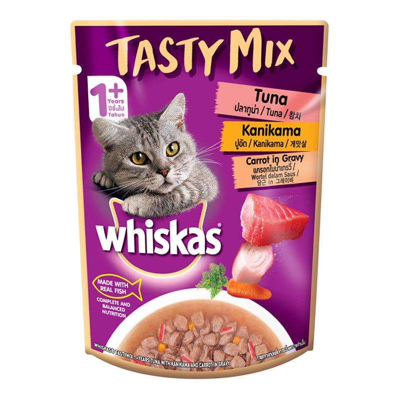 Whiskas Tuna With Kanikama And Carrot In Gravy Tasty Mix Cat Wet Food - Cadotails