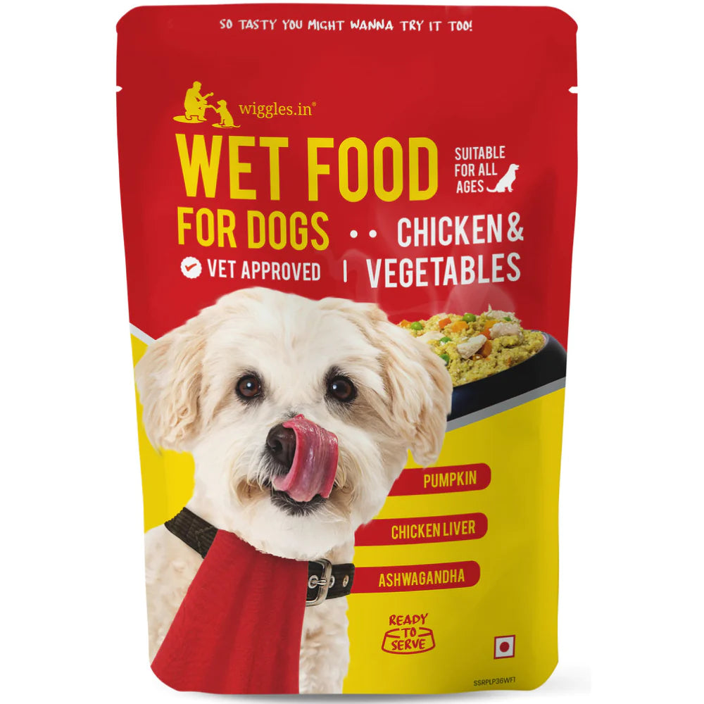 Wiggles Chicken & Vegetable 150G Dog Wet Food - Cadotails