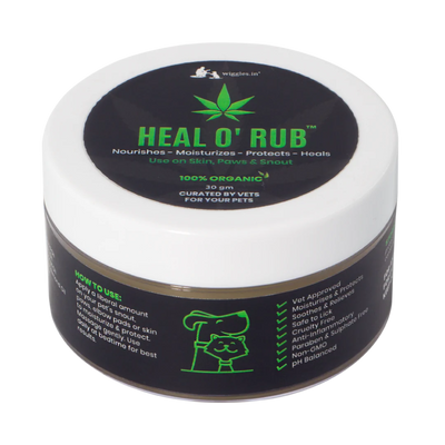 Wiggles Heal O' Rub Dog Paw Balm Cream For Dogs & Cats - Cadotails