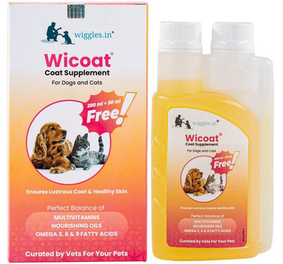 Wiggles Wicoat Coat Supplement Liquid For Dogs And Cats - Cadotails